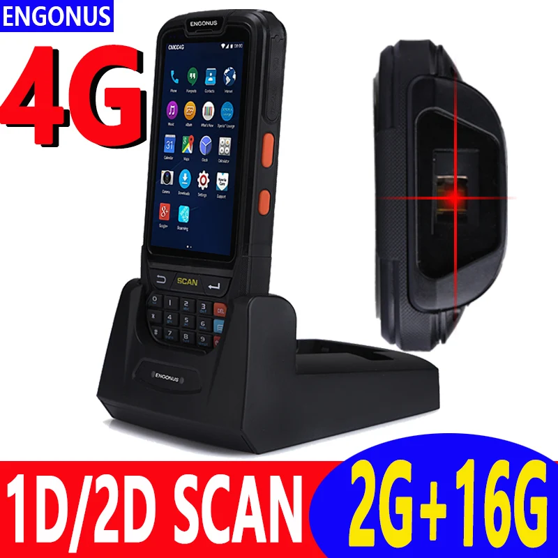 2018 new pda barcode scanner wireless 2d usb porta...