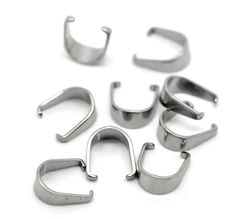 Buy New 100PCs Silver Tone Stainless Steel Pinch Clips