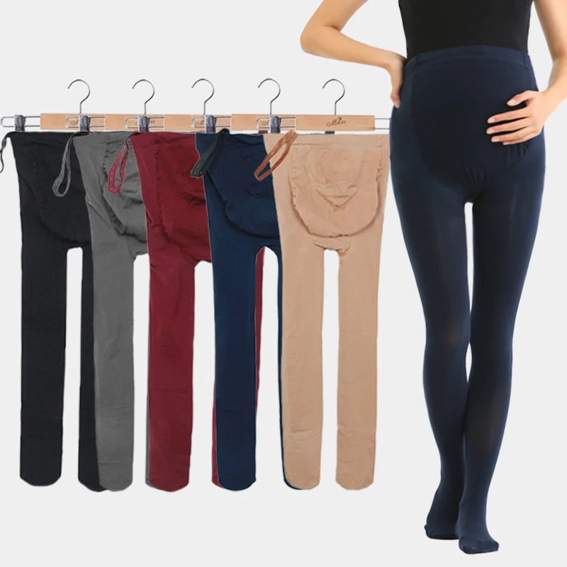 Belly Skinny Maternity Leggings in Elastic Cotton Adjustable Waist Pencil Pregnancy Pants Clothes for Pregnant