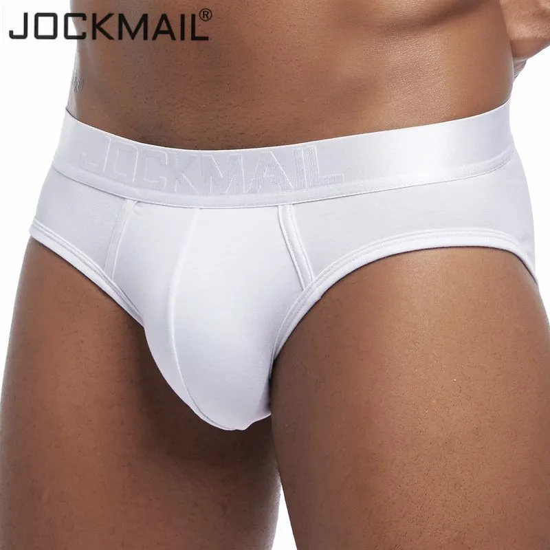 JOCKMAIL сексуальное мужское нижнее белье пенис мужские трусы Модальные дышащие мужские трусы слип Cueca Гей Нижнее белье Мужские шорты