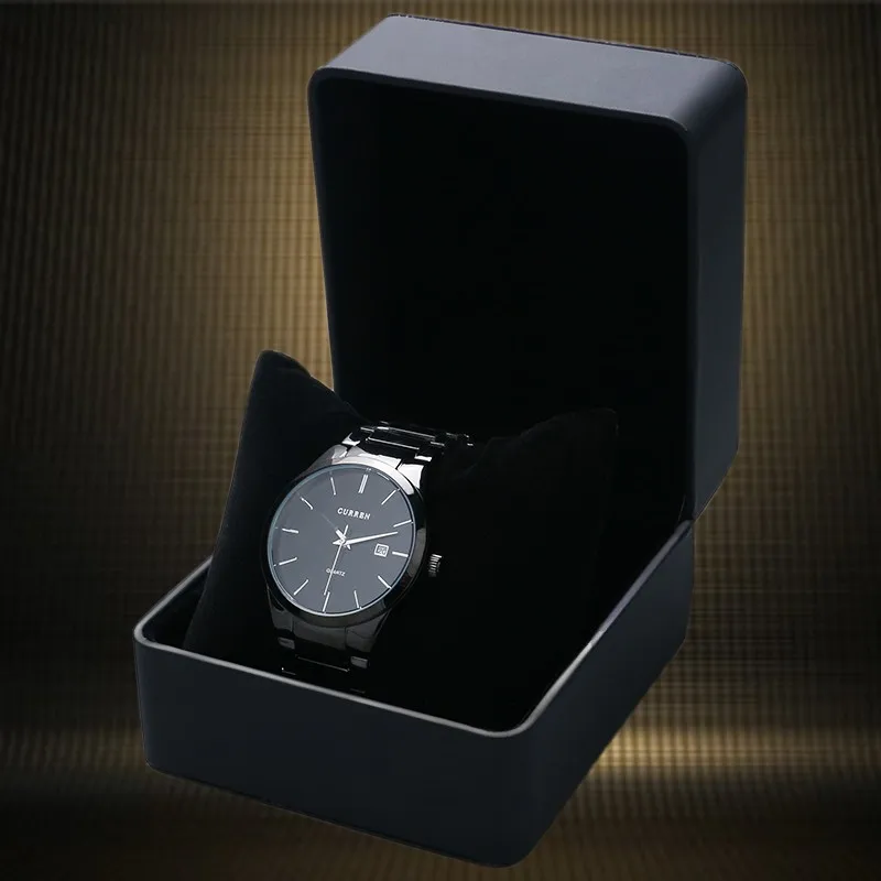 Коробка для часов из кожзаменителя коробка стильная шкатулка для украшений коробки для вручения подарков и без часы
