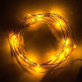 

100pcs Warm white/Cold whie/R/G/B 2M 20 led string 3AA Battery Powered Silver Color Copper Wire Mini Fairy String Light Lamp