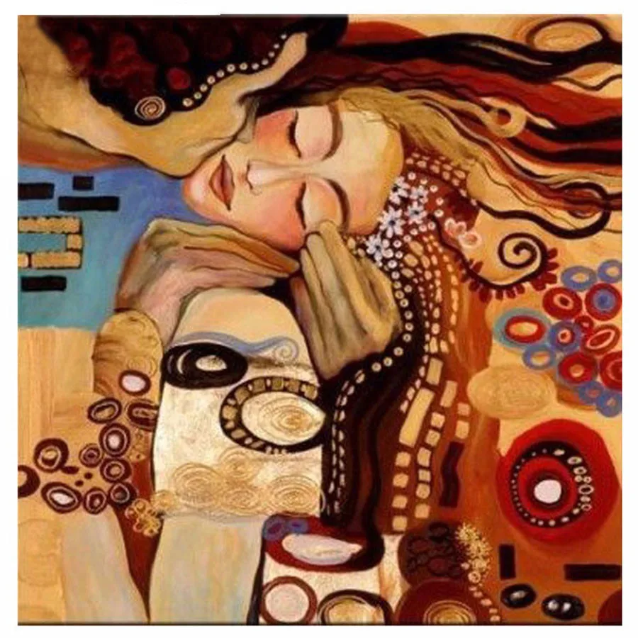 5D DIY Diamond Painting Abstract Cross Stitch Couple Love Hand Home Decor Wall Sticker Embroidery | Дом и сад
