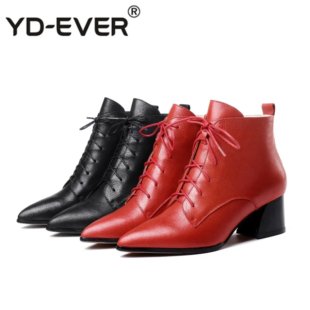 Yd Marque Nouvelle Superstar Qualité Britannique Noir Cuir Arrivée Véritable Cheville De rouge Couleur Bottes Chelsea Haute En Rouge ever gFfrwqW1g