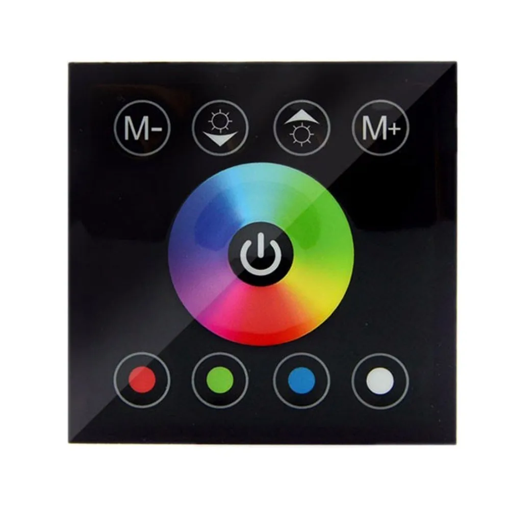 Free-shipping-Wall-Mounted-Acrylic-4Channels-Touch-Panel-RGBW-Controller-for-RGBW-LED-Lights-DC12V-24V (1)