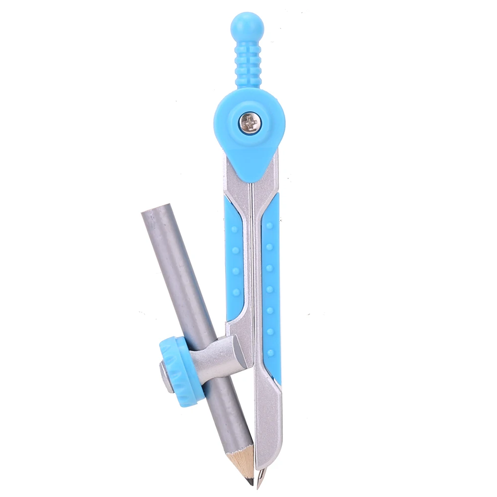 Deli E8615 школьный циркуль Zamak Компас ж/карандаш розовый синий
