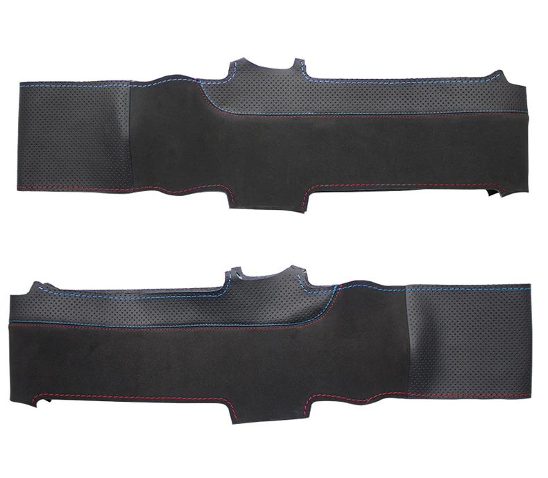 MEWANT-Black-Genuine-Leather-Black-Suede-Car-Steering-Wheel-Cover-for-BMW-E46-E39-330i-540i-9