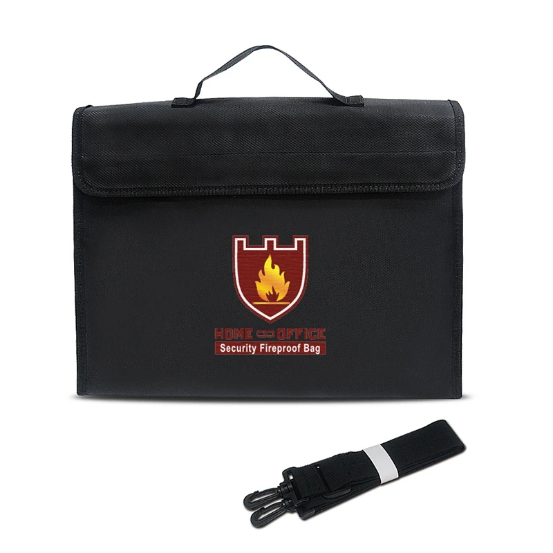 

Hot sale Portable Fire Resistant Waterproof Safe Bag for Important Documents 14.96in x 11in