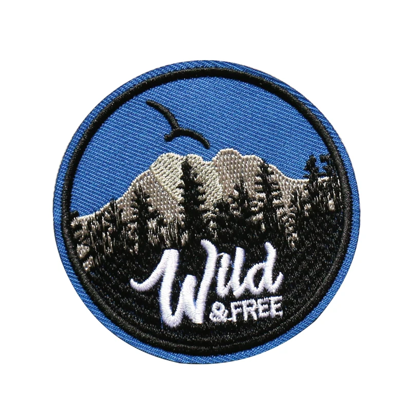 Customized Iron on patches Embroidery Applique Decoration DIY Patch for Jeans Clothing Backpacks | Дом и сад