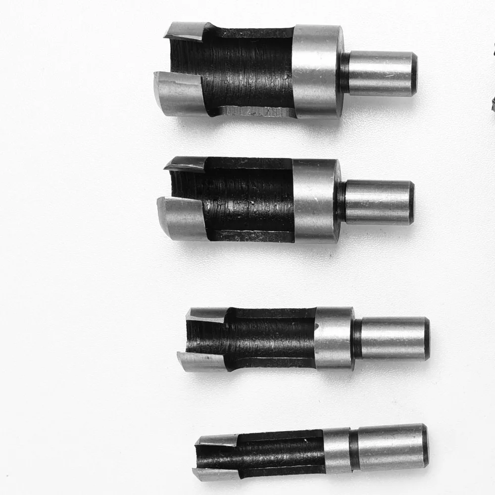 4Pcs New Core Drill Bit Round Handle Hih Carbon Steel Wood Cork