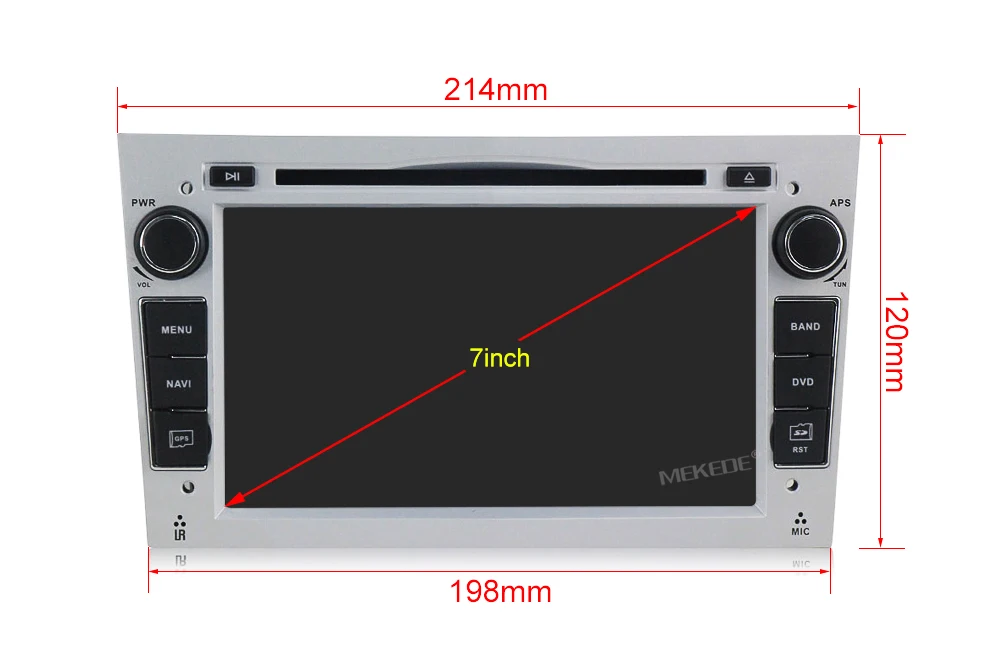 2DIN Android8.1 HD экран 1024*600 Автомобильный мультимедийный плеер для Opel Astra Vectra Antara Zafira Corsa с радио gps dvd плеер