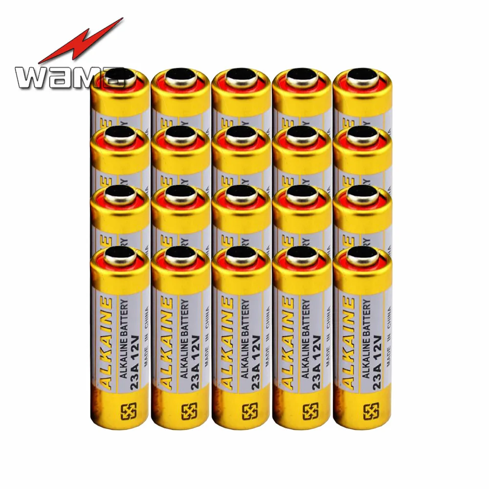 

20Pcs 23A 12V GP23A RV08 LRV08 E23A V23GA MN21 Vr22 MS21 23AE 12V Alkaline Dry Batteries