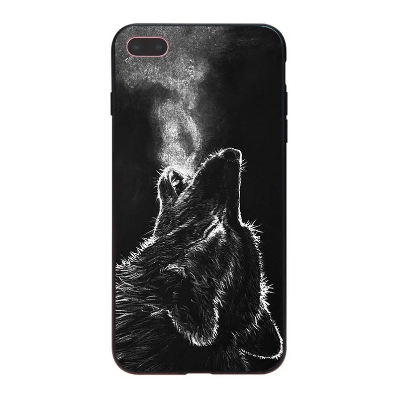 MaiYaCa angry Animal wolf высококачественный чехол для телефона iPhone 8 8plus 7 7plus 6 6S Plus X XS XR XSMax 5 5S SE Coque Shell