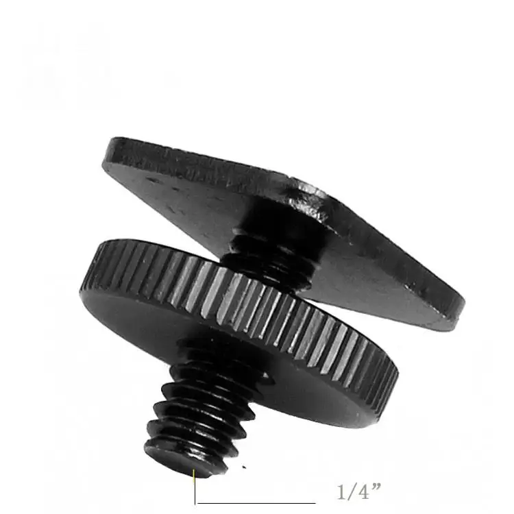 10pcs/lot 1/4" Tripod Mount Screw With One Layer To Flash Hot Shoe