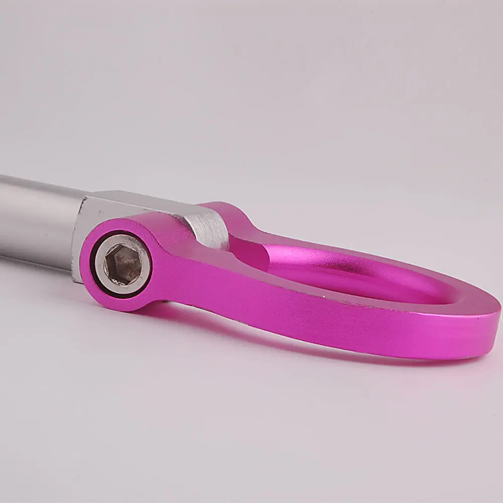 Bbq @ fuka الألومنيوم سيارة الجبهة الوفير برغي سباق cnc tow hook towing وضع عدة ل فورتو