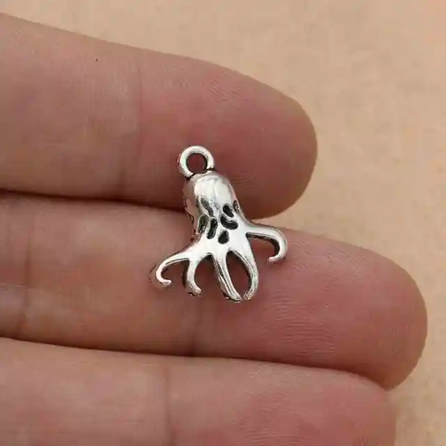 Tibetan silver plated nice sea horse charm pendants 10pcs EF3549