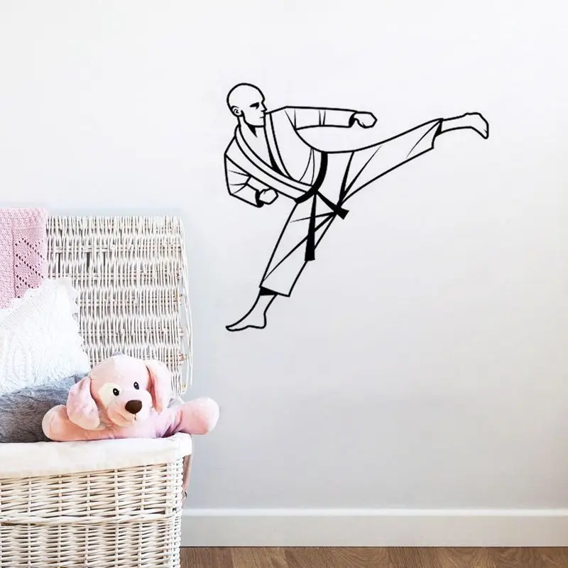 Karate Wall Decal Martial Arts Fighting Wall Decor Sport Wall