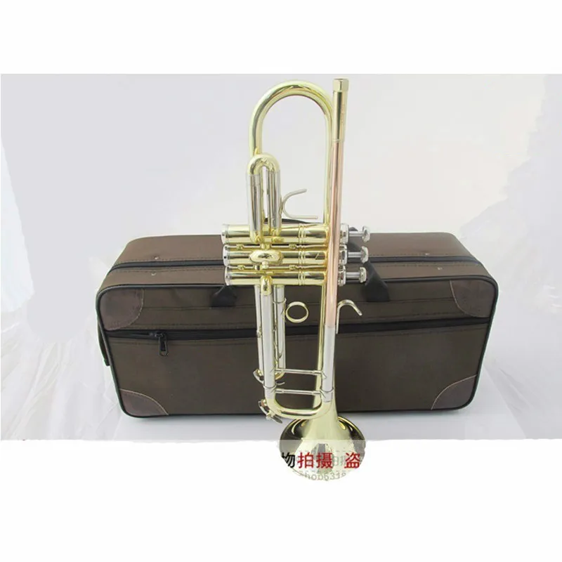 Bach TR 800G Bb Trumpet Instruments Gold and Silver Lacquer Plated