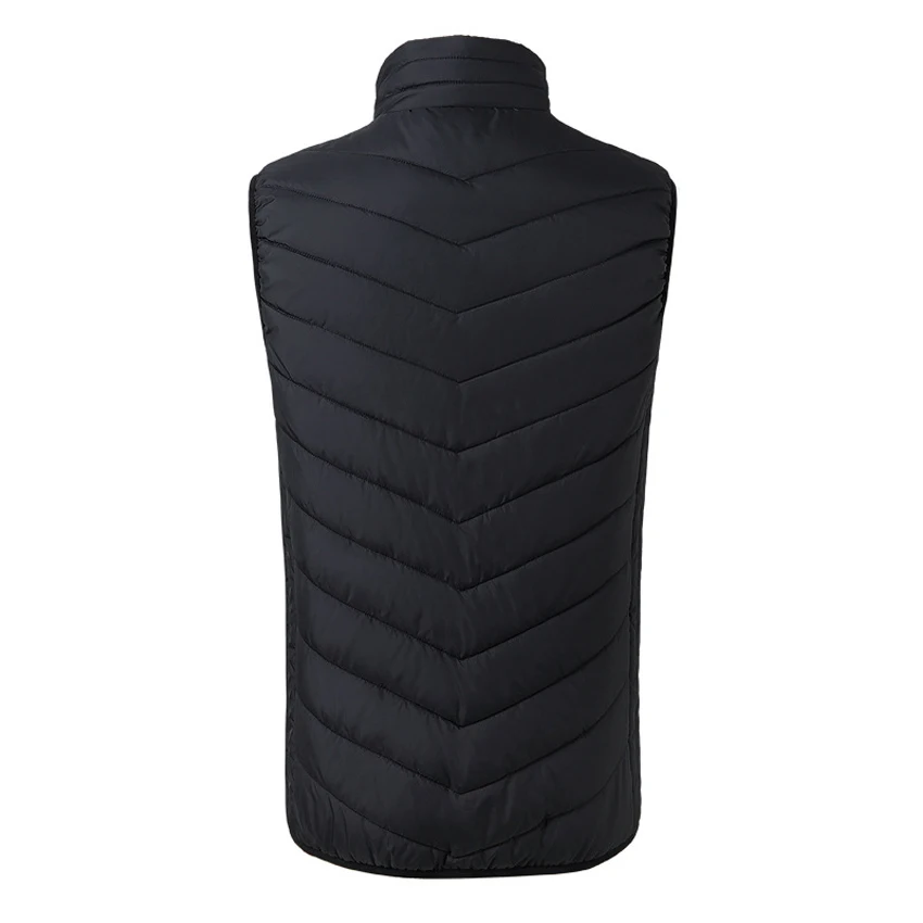 Men Winter Thick USB Heating Cotton Vest Outdoor Sleeveless Windbreaker Hiking Camping Trekking Climbing Fishing Jackets VA352