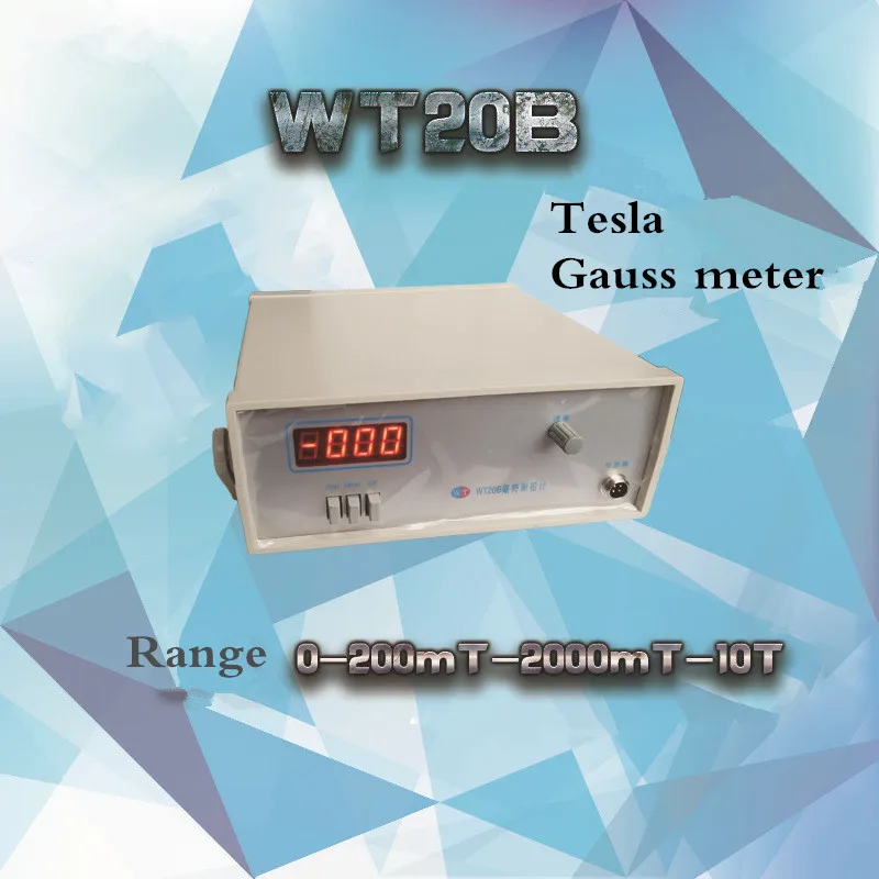 WT20B Desktop based gauss meter meters tesla's plan magnetometer range 0-200mT-2000mT-10T | Инструменты