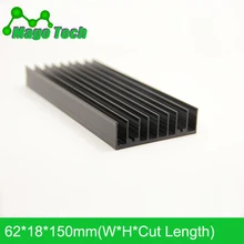 Светодиодный алюминиевый радиатор в виде пластины растут свет радиатор охлаждение Охладитель Fit транзистор IC теплопроводность светодиодный радиатор Электроника