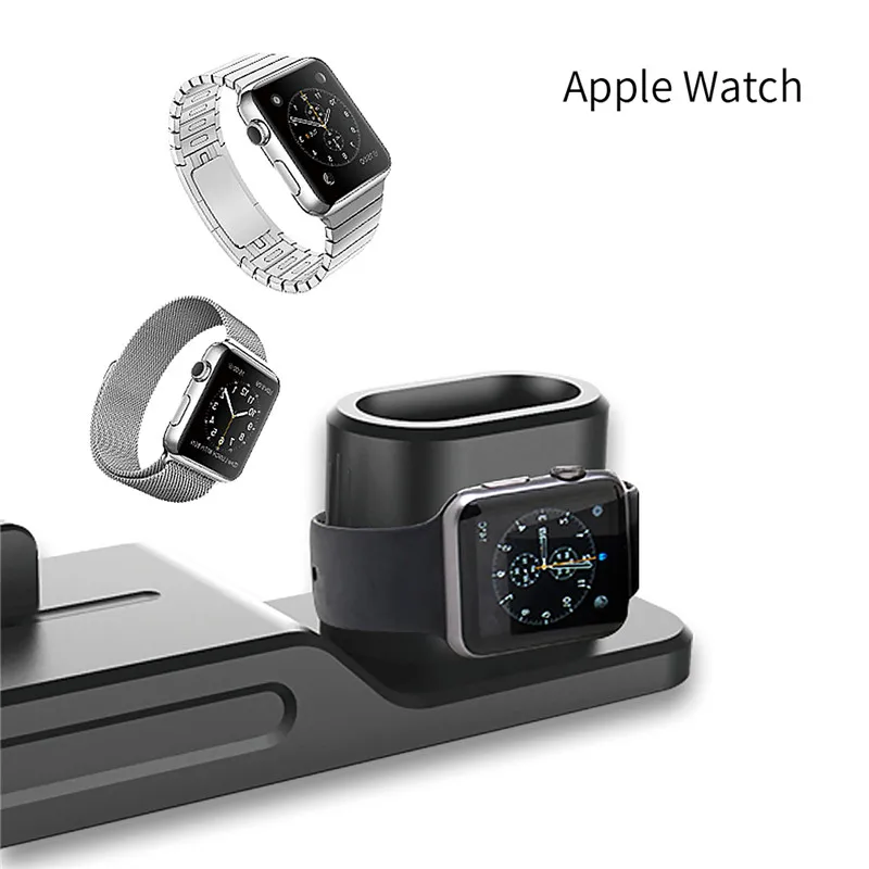 3 in 1 Charging Dock Station Desk Holder Mobile Support For iPhone X876s Apple Watch Series 321 AirPods Phone Watch Bracket (6)