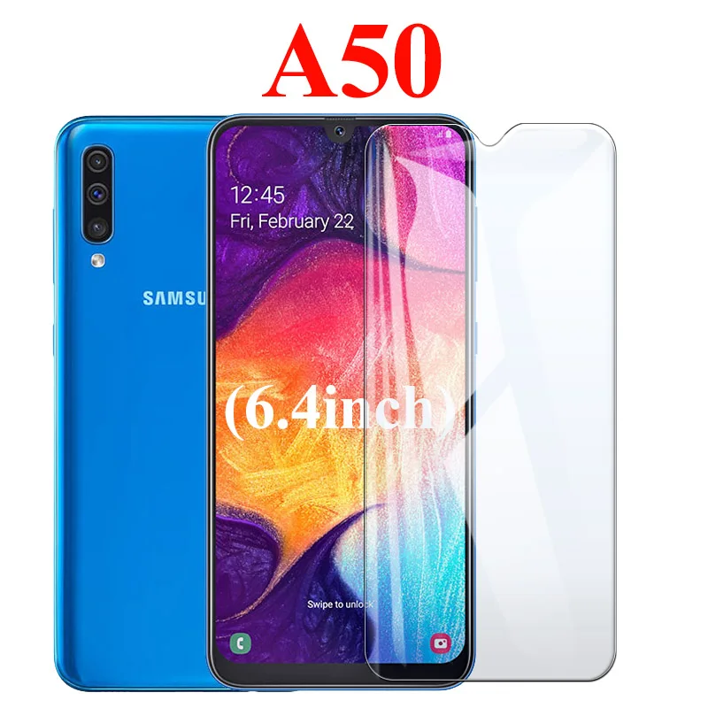 Защитное стекло для samsung Galaxy A70 A30 A50 защитная пленка на экран Samsun Galax A40 M20 M30 M10 A20 A10 A80 A90 защитная пленка - Цвет: A50