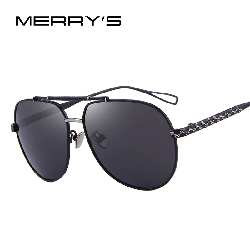 

MERRYS DESIGN Men Polarized Pilot Sunglasses Luxury Male Eyewear 100% UV Protection S8455