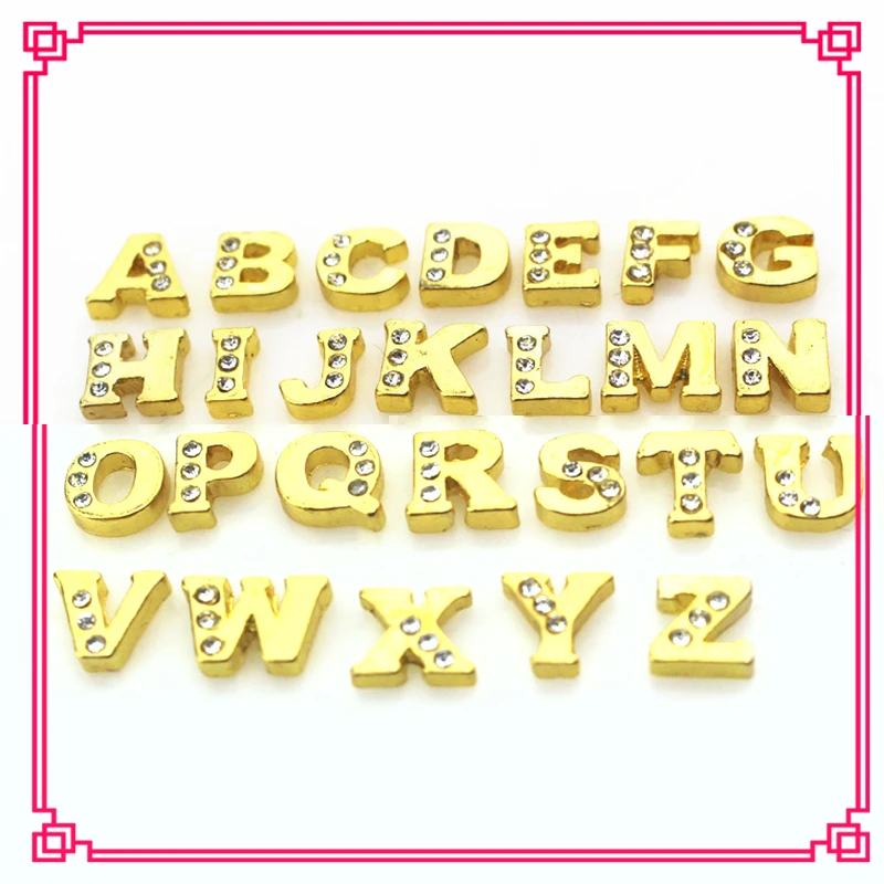 alphabet floating charms