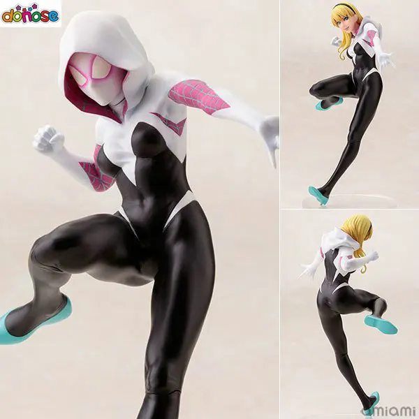 

Anime Spider Gwen Stacy Spider Woman MARVEL BISHOUJO - Marvel Universe 1/7 Scale PVC Action Figure Collection Model Kids Toy