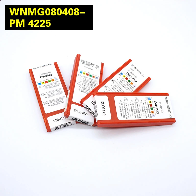 

10PCS WNMG080408 PM 4225 External Turning Tools Carbide insert High quality Lathe cutter Tool Tokarnyy turning insert