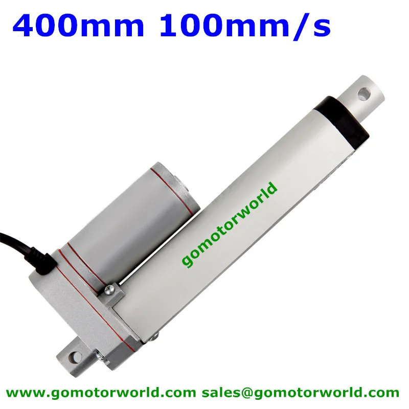 Heavy duty Linear Actuator 12V 24V 400mm Stroke 1600N load 100mm/s