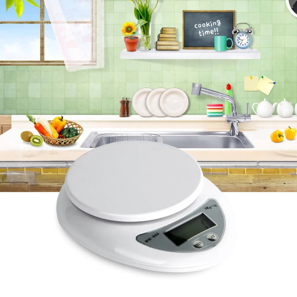 5000g/1g 5kg Digital Scale Food Diet Postal Scales Balance Electronic