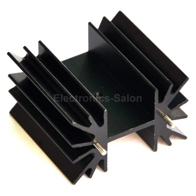 

( 4 pcs/lot ) Heatsink for TO-220/TO-3P/TO-247, 1" x 1.65" x 1.6", PCB Mount.