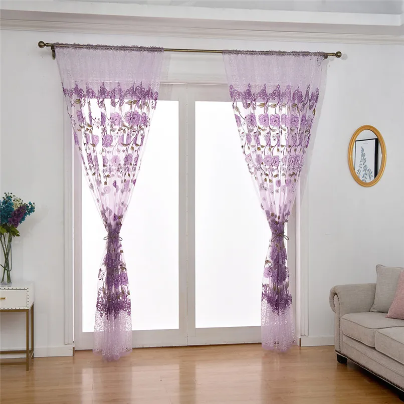 Leaves Sheer Curtain (22)