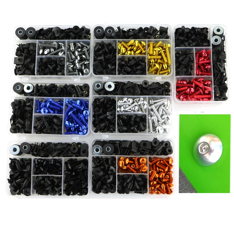 

For Suzuki TL1000R TL1000S Speed Nut M5 Motorcycle Cowling Complete Full Fairing Bolts Kit Fairing Clips 6mm Shoulder Washer M6