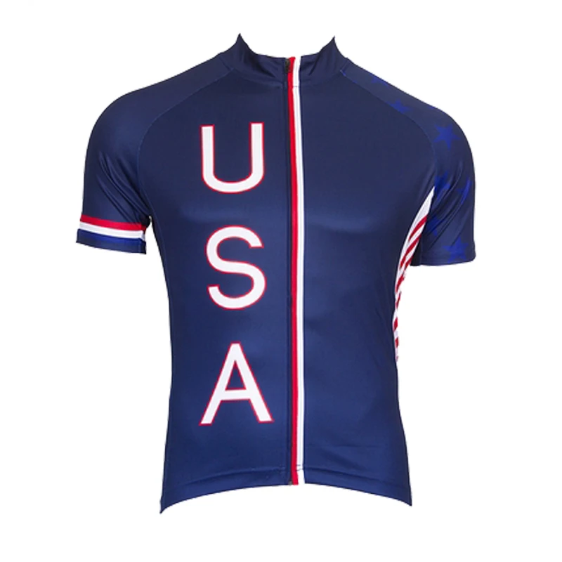 new 2017 USA cycling jersey Mountain Bike jersey Ciclismo Men's short Pro fessional wear team