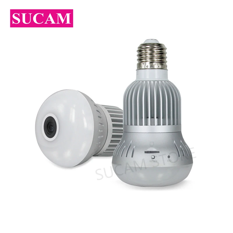 SUCAM Home Security 3MP Mini font b Wireless b font IP Camera Indoor Panoramic 360 Degree