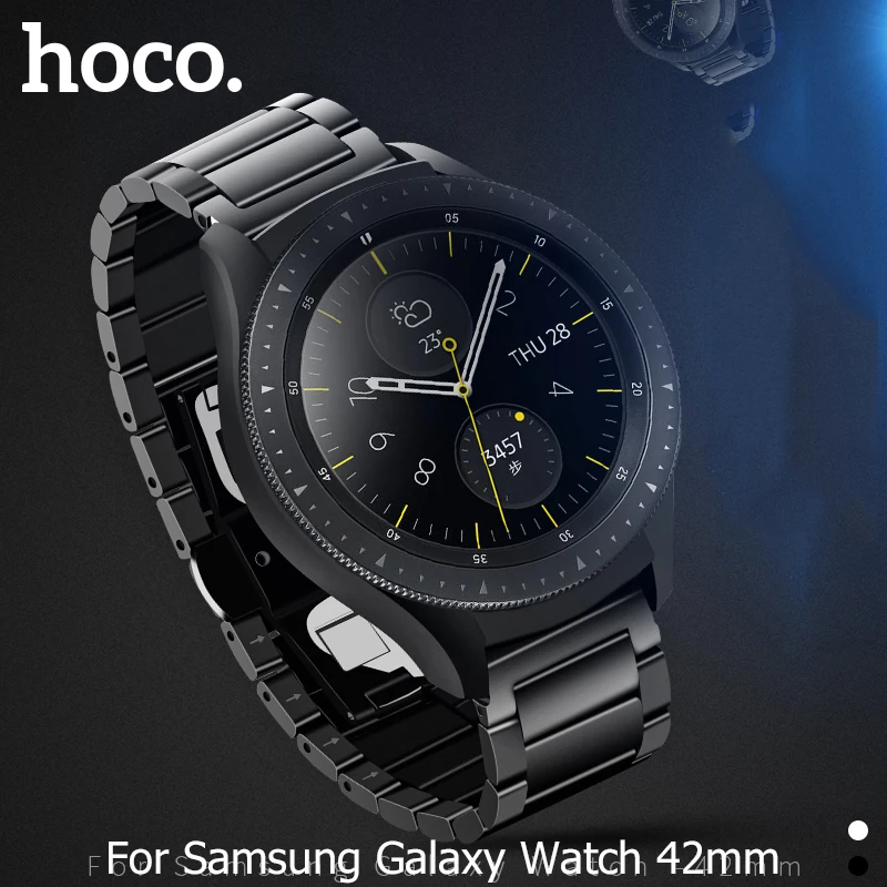

HOCO Three pionters Link Bracelet Strap For Samsung Galaxy Watch 42mm Made By 316L Stainless Steel And With Beautiful Package