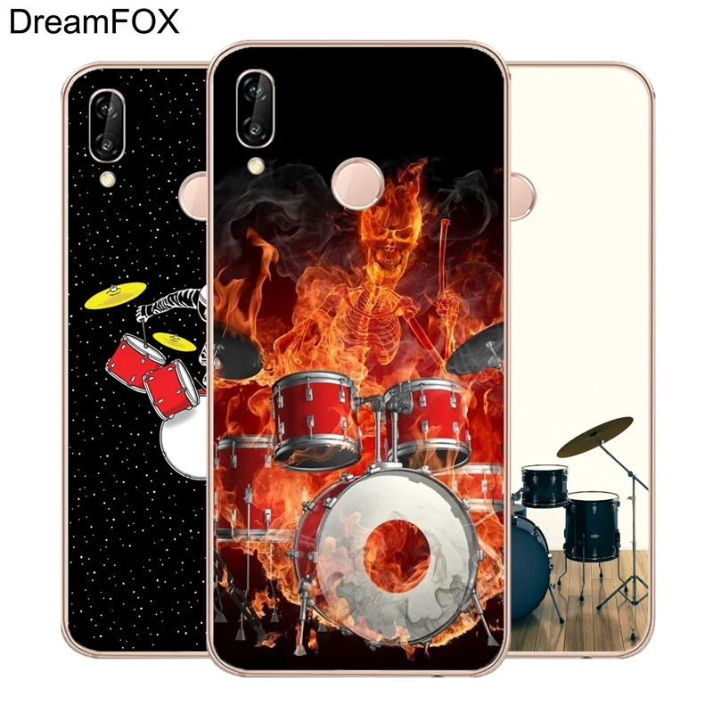 DREAMFOX M464 барабан Мягкий ТПУ силиконовый чехол для Huawei Honor 6a 6C 7X9 10 P20 P30 Lite Pro P Smart 2019 |