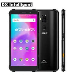 AGM X3 IP68 Водонепроницаемый прочный Смартфон Snapdragon SDM845 Octa Core 5,99 "FHD + 18:9 20MP + 24MP двойной Cam NFC отпечатков пальцев 4100 mAh