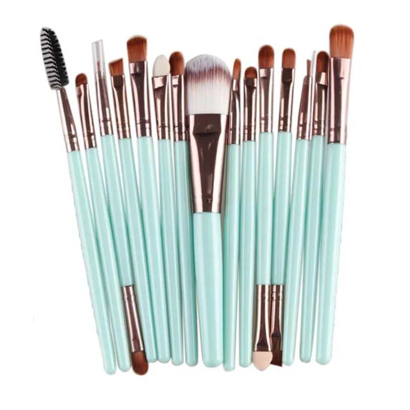 

MAANGE make up kwasten full professional makeup kit set Goat hair 15 pcs Toiletry brushes a801 3