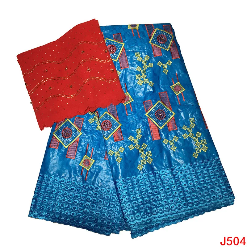 

2019 New Arrival Bazin Riche Getzner Wholesale 5+2 Yards Nigerian Lace Fabric French Lace For Clothing Women/Men HA504