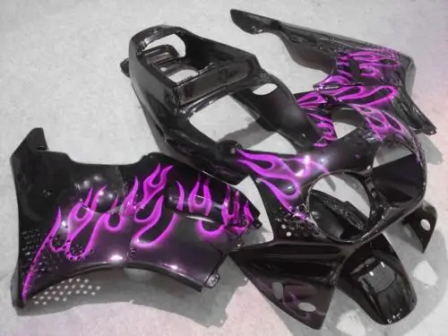 

ABS Fairing kit for HONDA CBR900RR 92 93 94 95 CBR900 893 CBR900RR 1992 1995 Purple flames black Fairings set +7gifts HE81