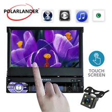 Auto Radio bluetooth MP5 autoradio Audio Stereo auto Bluetooth FM 1 DIN 7 pollici di Tocco Dello Schermo Dello specchio auto collegamento radio lettore di cassette