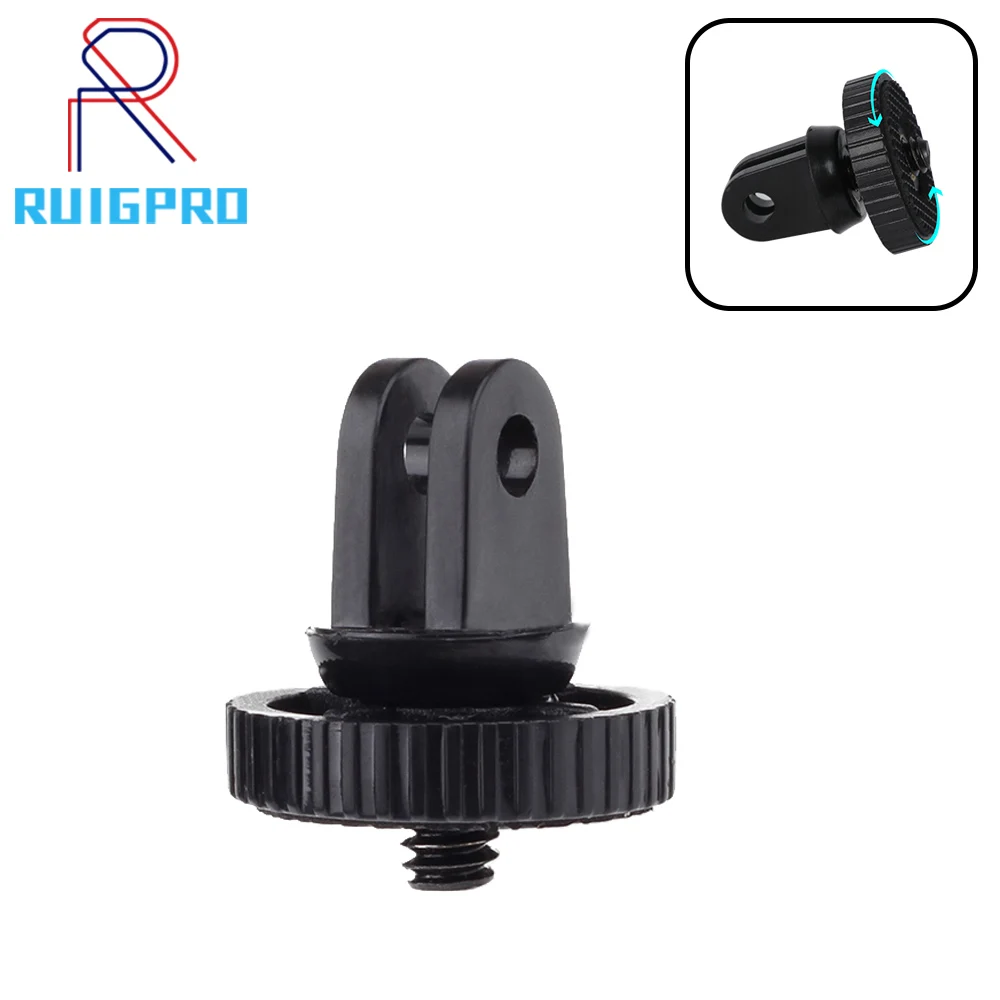 For Mini Tripod Mount adaptor/adapter screw for Gopro Hero 8 7 6 5 4 SJcam For xiaomi Yi 4K sjcam Camera accessories