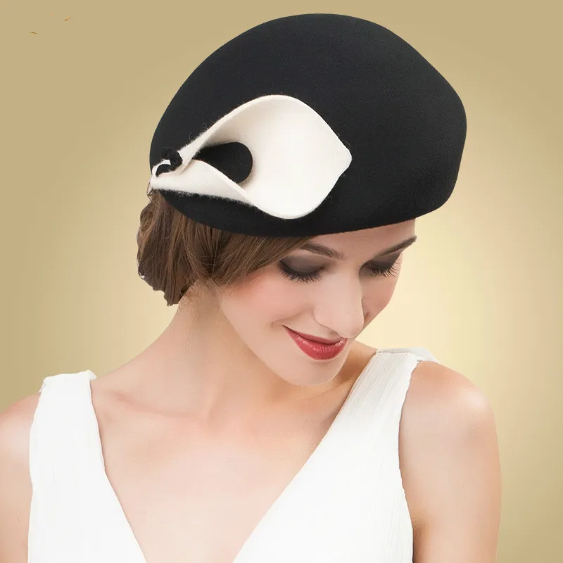 Новая британская маленькая шляпа осень зима женская шляпа Европа и США Tide cap боковая одежда женский берет шляпа