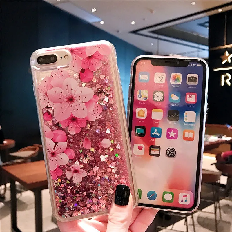 Unicorn Dynamic Quicksand Case For Xiaomi Mi 8 Lite Mi8 SE Mi 5 5S Plus A1 A2 Lite Mi 9T Pro 9 T SE Mi 8 Lite Case Liquid Cover