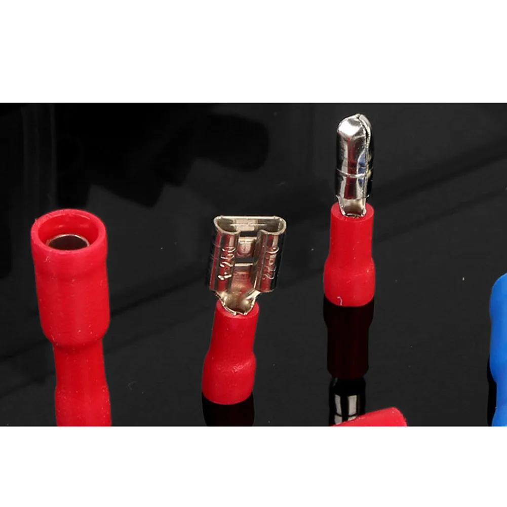 

400pcs Crimp Connectors Electrical Crimp Terminals with Different Sizes Insulated Terminal Set MAL999