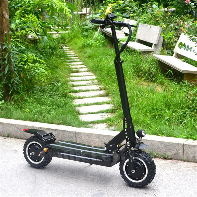 11 Inch Off Road Electric Scooter 60V 2400W Powerful Foldable Electric Bicycle Bike Skateboard for Adults  (6)